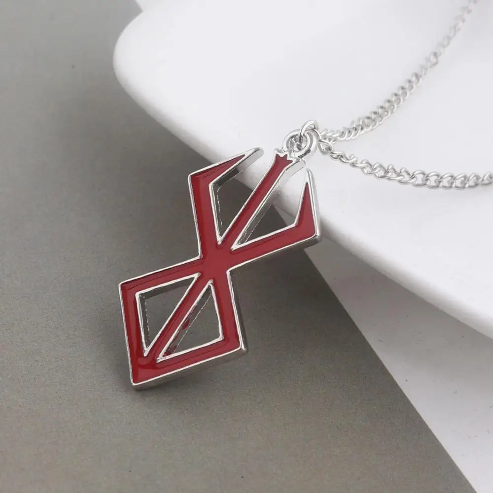 Women Simple Anime Cosplay Red Charm Pendant Keychain Necklace Gift Keyring Key Chain Key Holder Keychains image 2