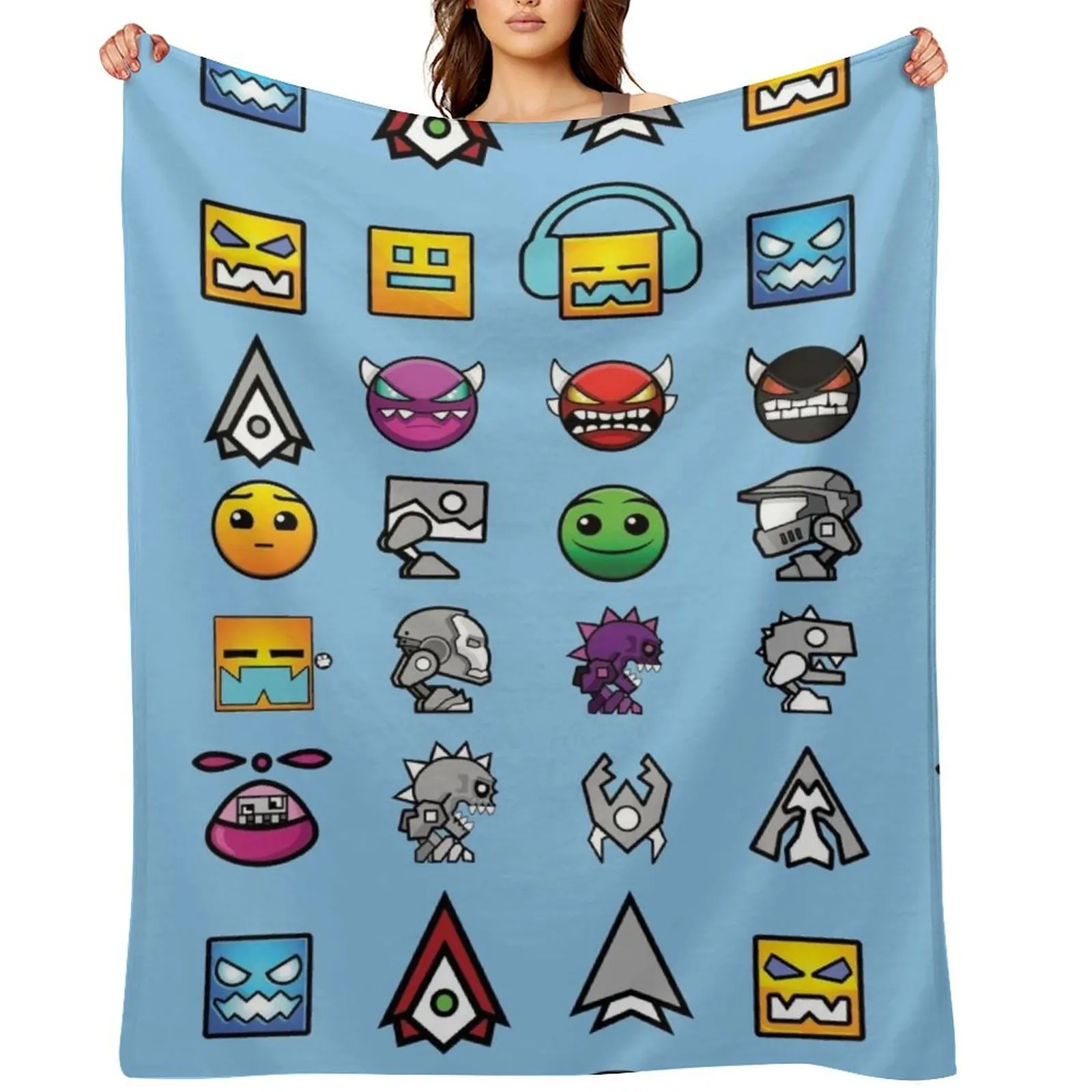 

dash and level up Throw Blanket Decoratives Luxury Brand Extra Large Throw Large Blankets