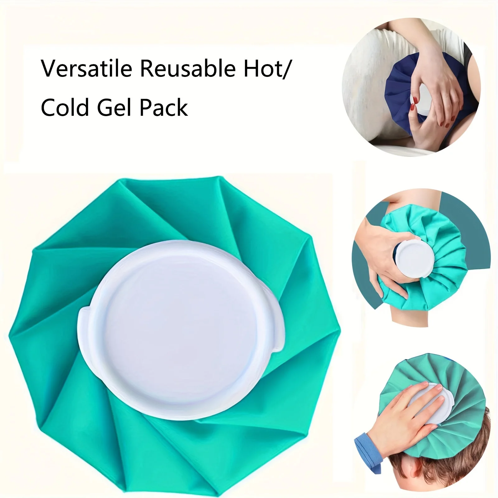 Reusable Hot & Cold Compress Bags (6/9/11 Inches) - Perfect For Ice Packs, Pain Relief, Sports Injuries, Muscle Soreness & More