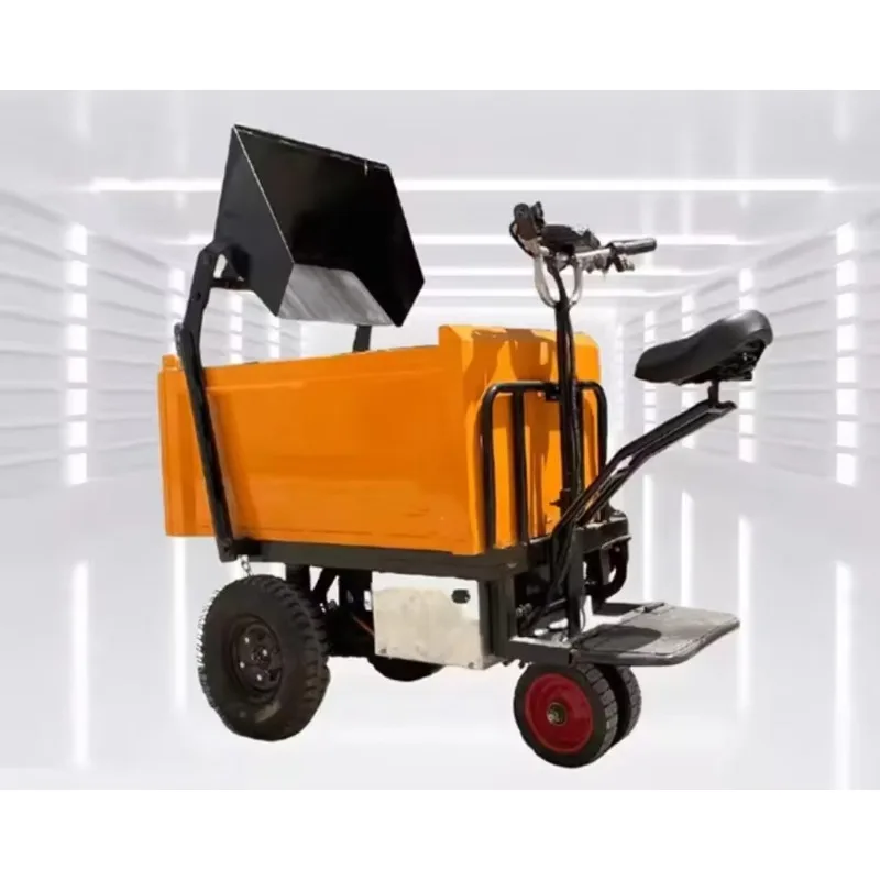 Electric Dumper Bucket Compact Electric Cart Four-wheel 220V 1 Year Warranty Mini Dumper for Construction Farm Cargo Transport