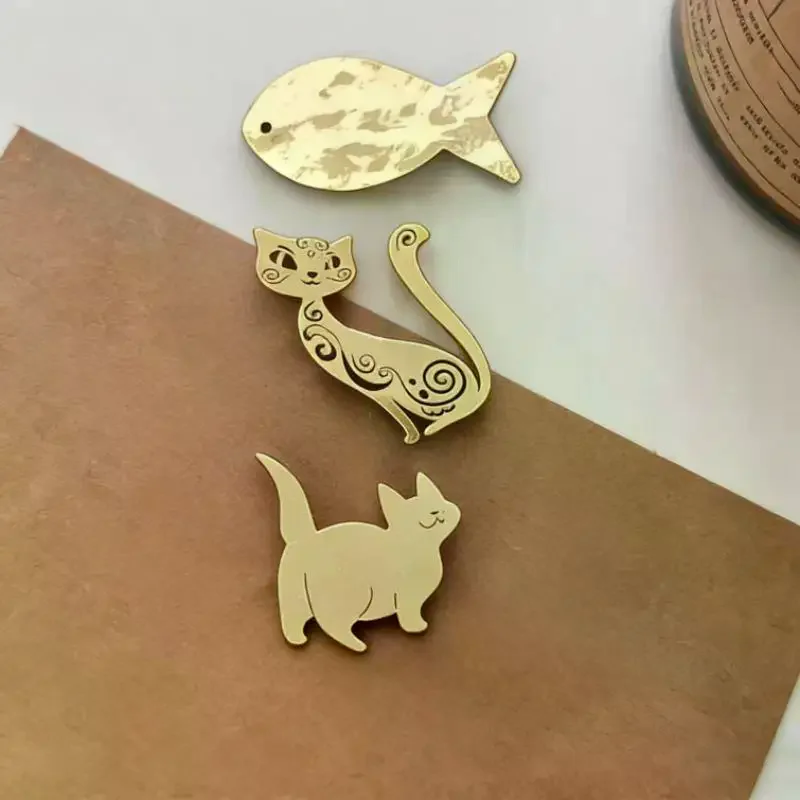 Cat Fish Fox Animal Brooch for Men Punk Style Suit Badge Unique Jewelry Gift for Special Occasions
