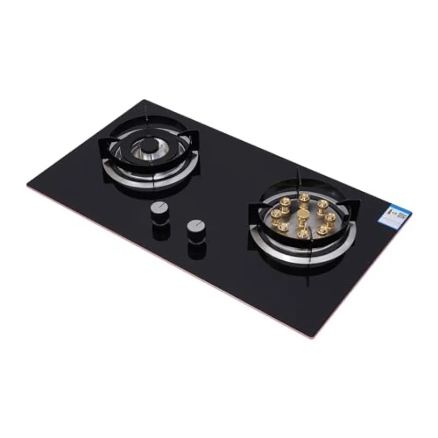 

Indoor 2 Burners Gas Cooktop 28.74 x 16.14 inches Stainless Steel Cooking Surface Natural Gas Only Ideal for Home Kitchen and R