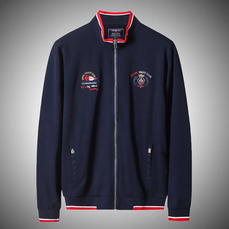 

Spring Autumn New Sle ark Sport Jaet Men Large Size Long Sve Youth Collar Jaet Top Outerwear for Men