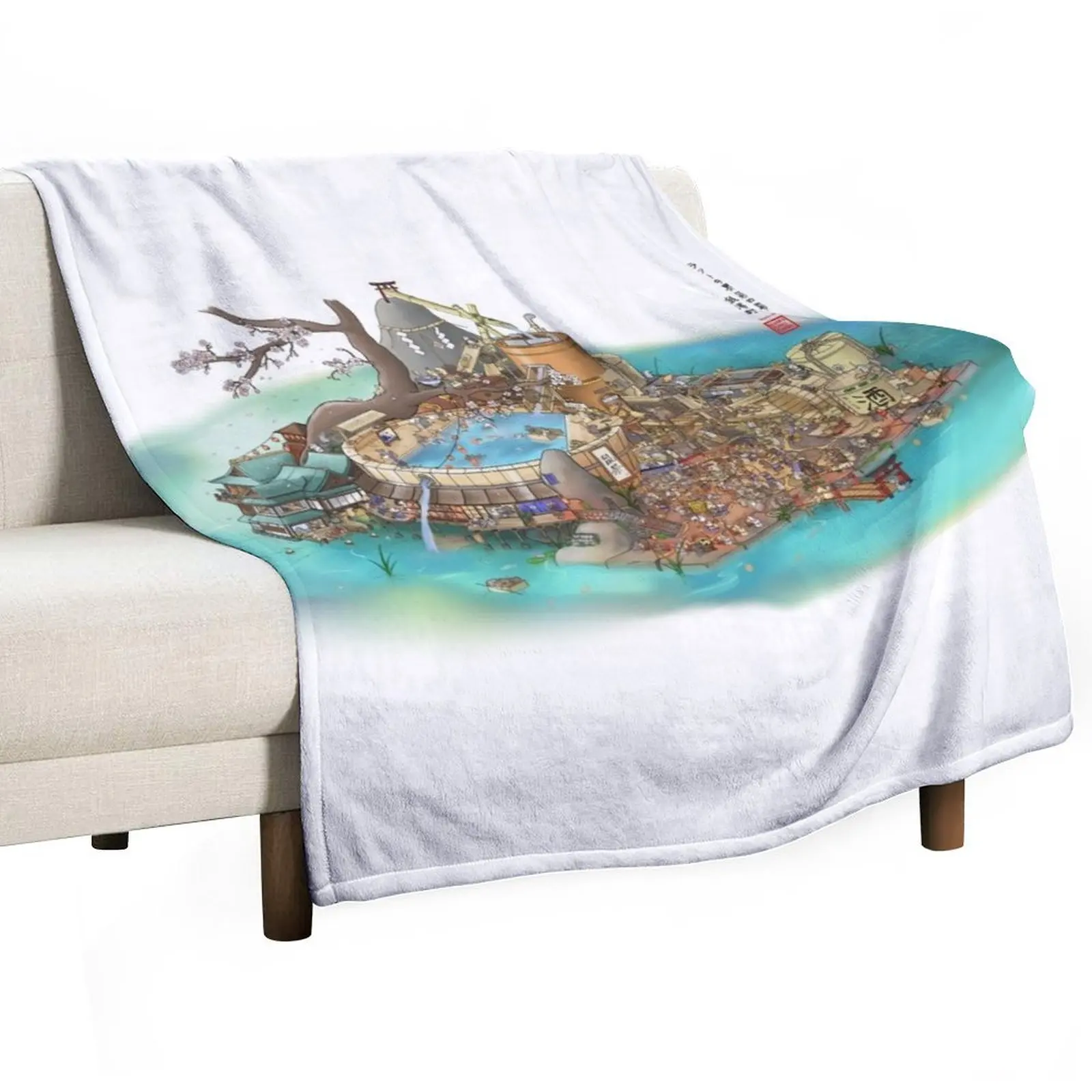 

Rat Onsen Throw Blanket cosplay anime for babies Heavy Blankets