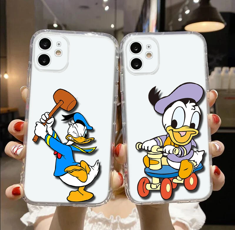 E23 Donald Duck Soft Case for Moto G9 Powe One Pro E12 E22I E22 G52 G42 G32 G22 G23 Z2 Z Play P40 P30 Edge 30