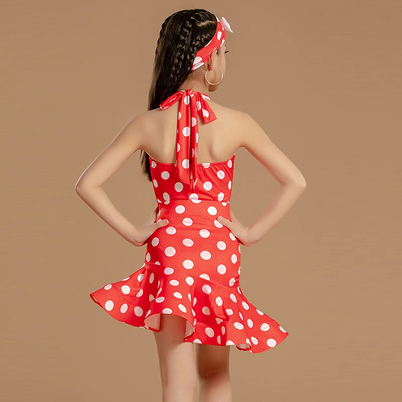 2025 nuove ragazze vestito professionale da ballo latino per bambini standard nazionale costume da ballo sala per bambini abiti da ballo latino 12431