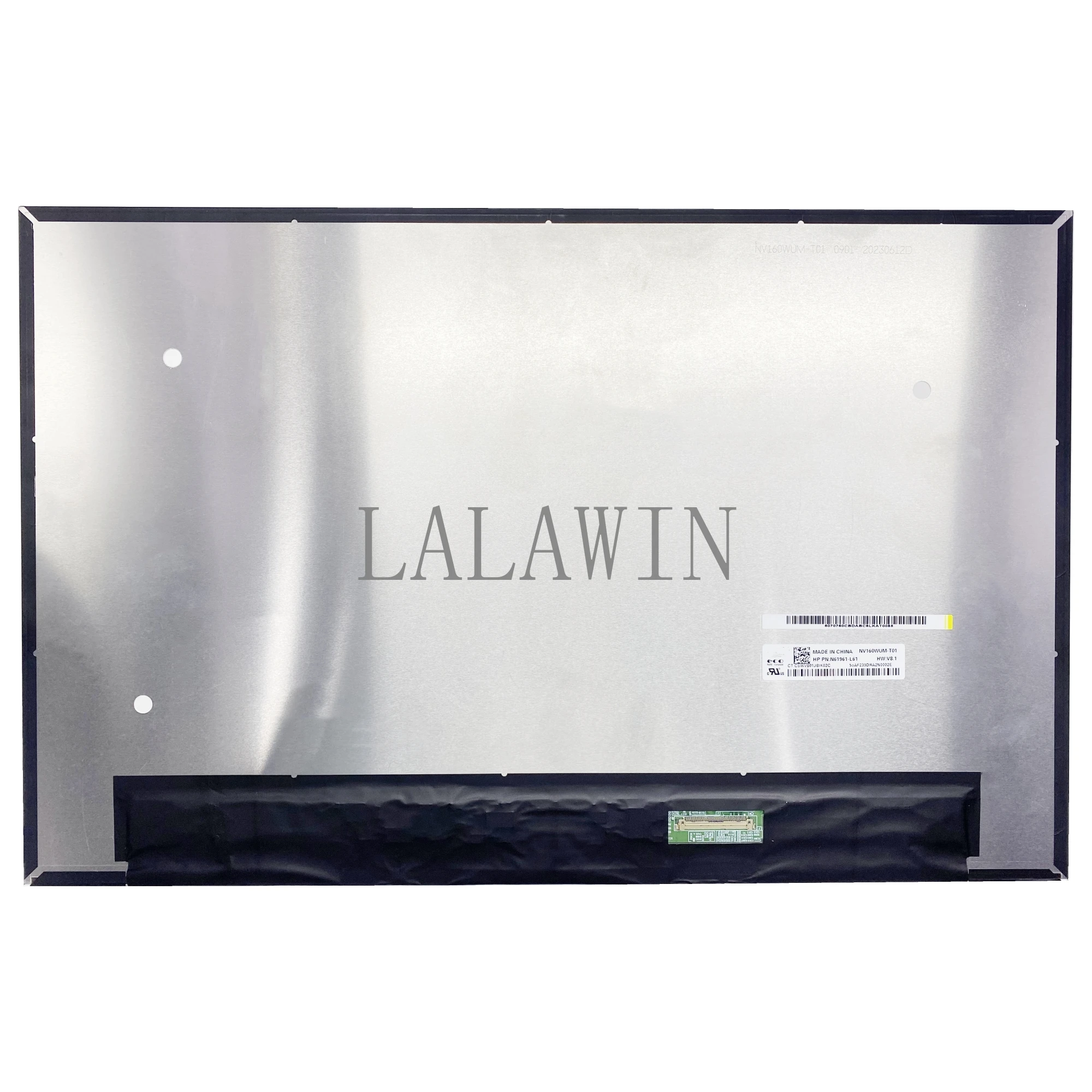 NV160WUM-T01 16.0 インチ ラップトップ LCD スクリーン