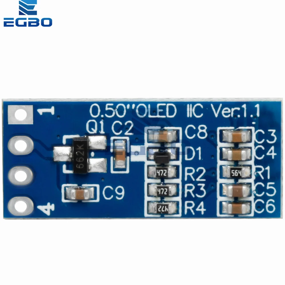 1 ~ 2 قطعة CH1115 0.5 بوصة وحدة OLED أحادية اللون: 48 × 88 بكسل شاشة I2C - توجيه الصورة وتصميم متوافق