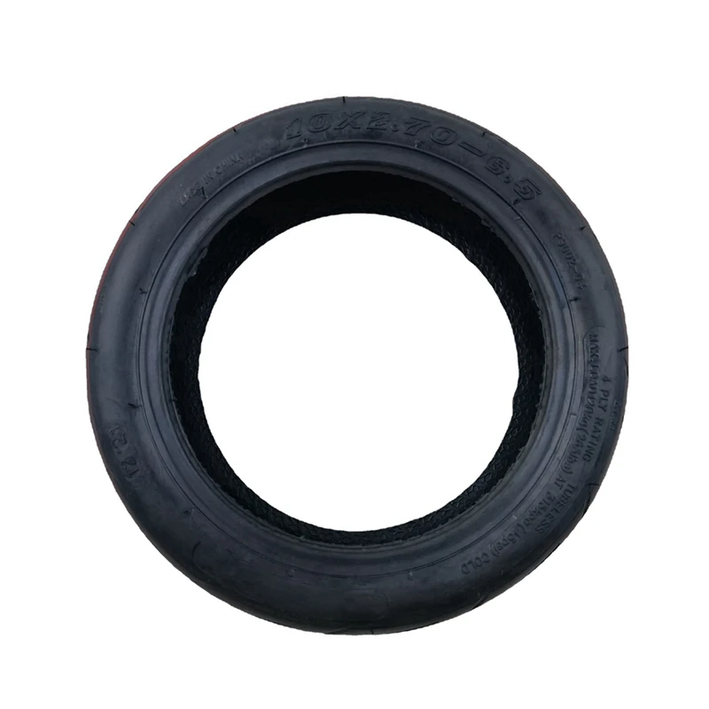 2Pcs 10X2.70-6.5 Tire 10 Inch Solid Tire Thickening And Wear Resistance Tyre Electric Scooter Parts