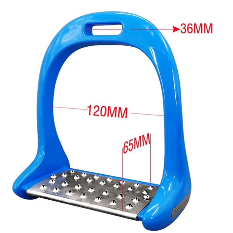 1 Pair Equipment Thickened Anti Slip Treads Pedal Outdoor Sports Riding Equestrian Safety Horse Stirrups