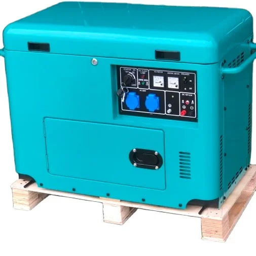l 5kw 10kw preço de fábrica pequeno gerador portátil silencioso 5kva 10kva mini gerador diesel inversor dinamo
