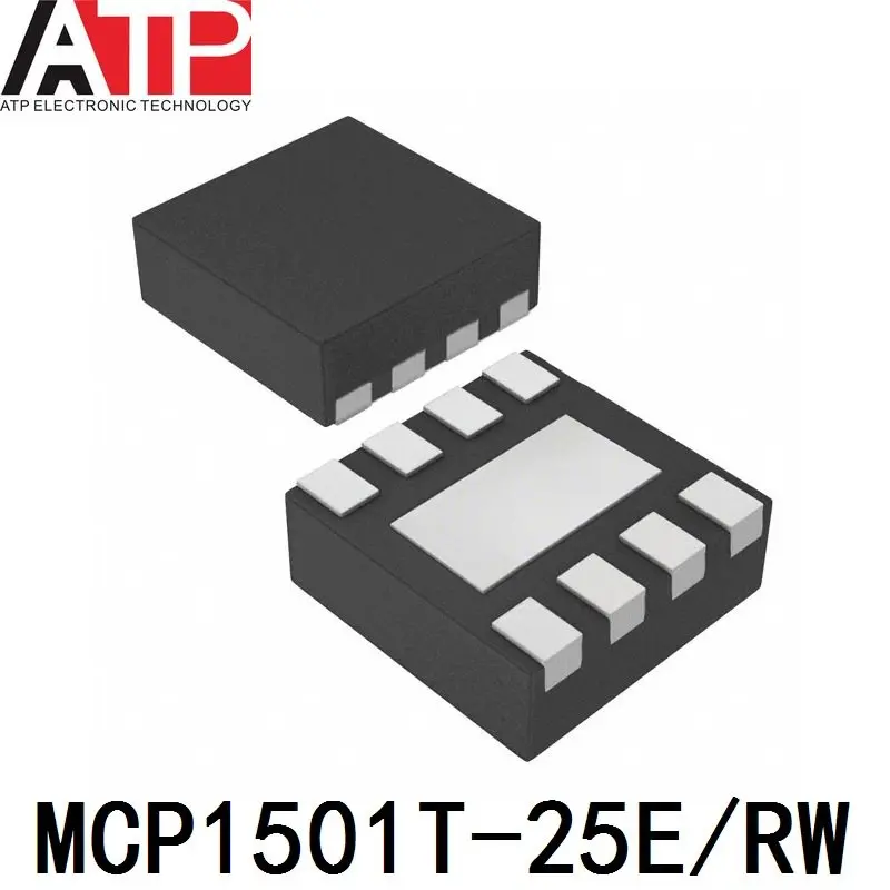 (10piece) New Original MCP1501T-25E/RW MCP1501T-25E MCP1501T AAU Chip IC VREF SERIES 0.1% 8WDFN