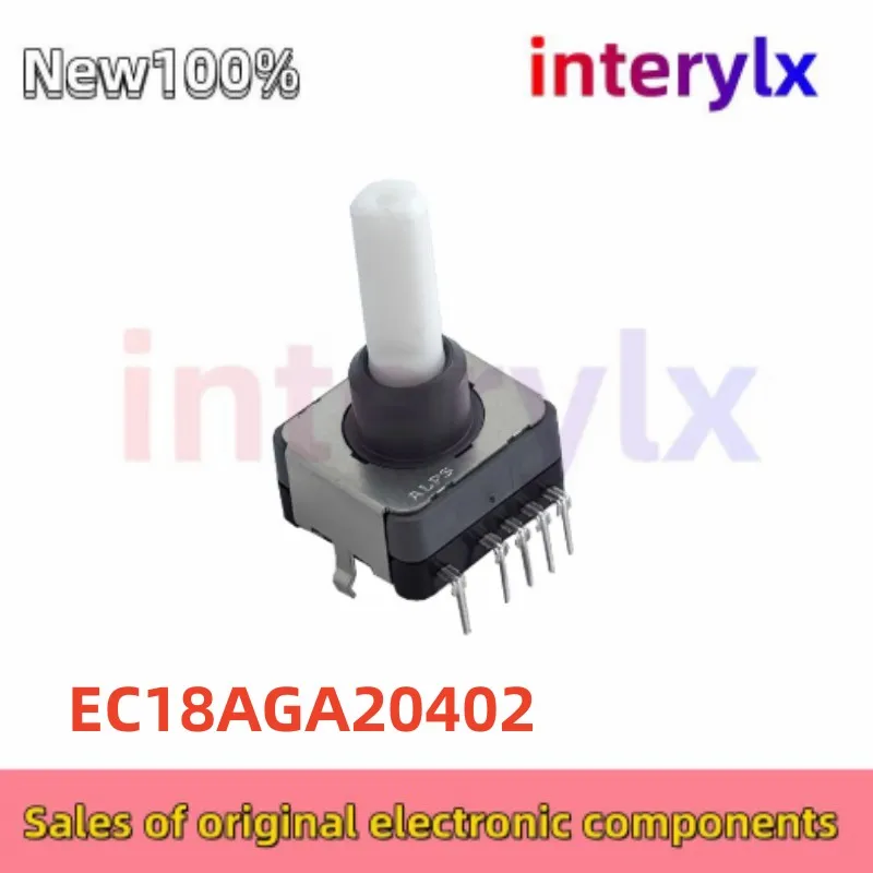 1-20Pcs/Lot original ALPS EC18AGA20402 encoder 12 positioning number rotary switch shaft length 22MM