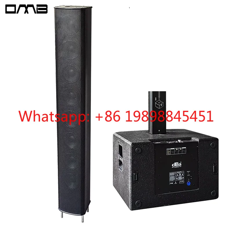 IPX3000 12 Inch 3000W 3-Way Bluetooth Column Speaker Class D DSP Audio System
