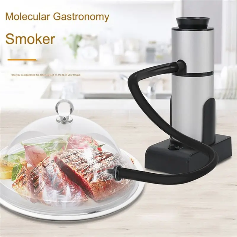 ABKL-Handheld Smudging Machine Cuisine Smoky Steak Smoker Portable Kitchen Infuser Easy Install Easy To Use SK301