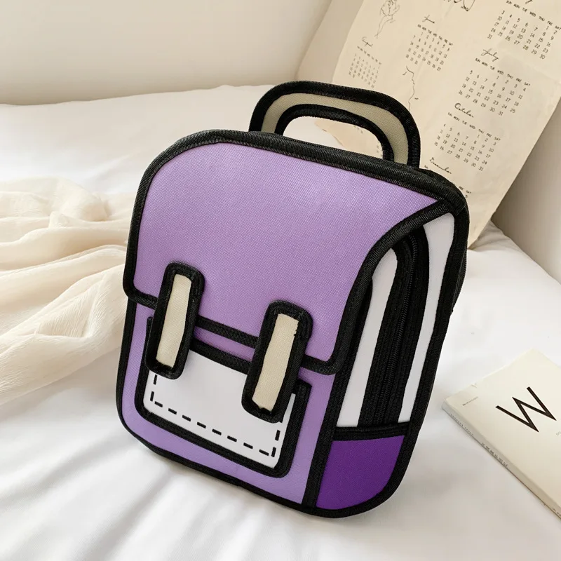 Ragazze Y2K zaino carino borse da scuola per bambini studente Kawaii zainetto giappone Anime Cartoon Book Bag bambini viaggiano zaini divertenti