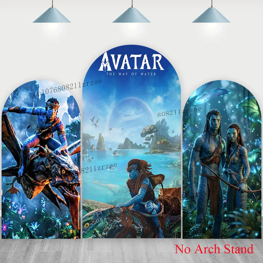 Fondo de Fotografía con Arco de Avatar, Decoración de Fiesta de Cumpleaños Favorita para Niños, Póster para Baby Shower, Telón de Fondo, Accesorios para Estudio de Fotografía