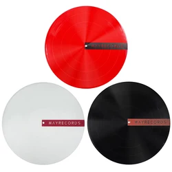 12in Anti-vibration Anti-static Silicone Pad Rubber LP Antislip Mat for Phonograph Turntable Vinyl Record Players Accessories