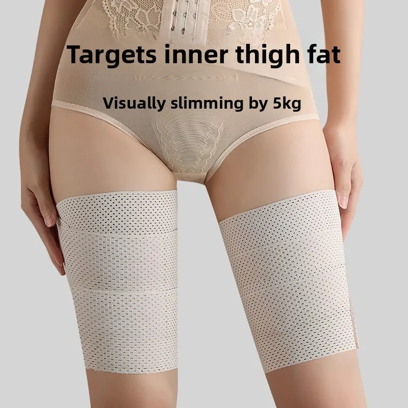 Anti-Chafing Bandage Leggings Slimming Pressure Socks for Inner Thigh Fat Reduction Comfortable Sporty Style Home Wear
