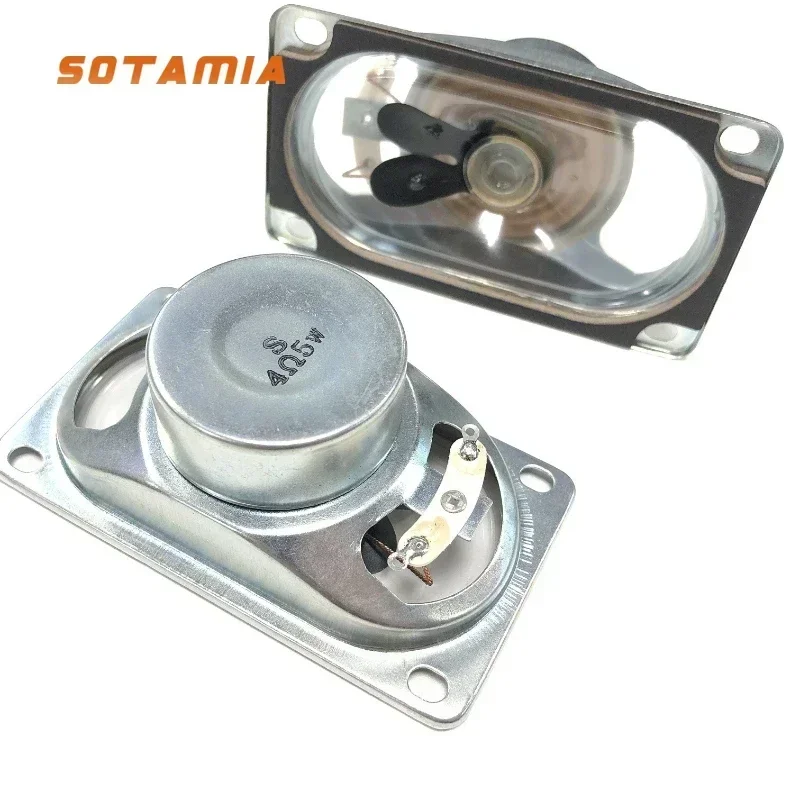 SOTAMIA 2Pcs 5090 LCD TV Speaker 4 Ohm 5W 8 Ohm 10W Transparent Waterproof Speaker Advertising Computer Sound HIFI  Loudspeaker