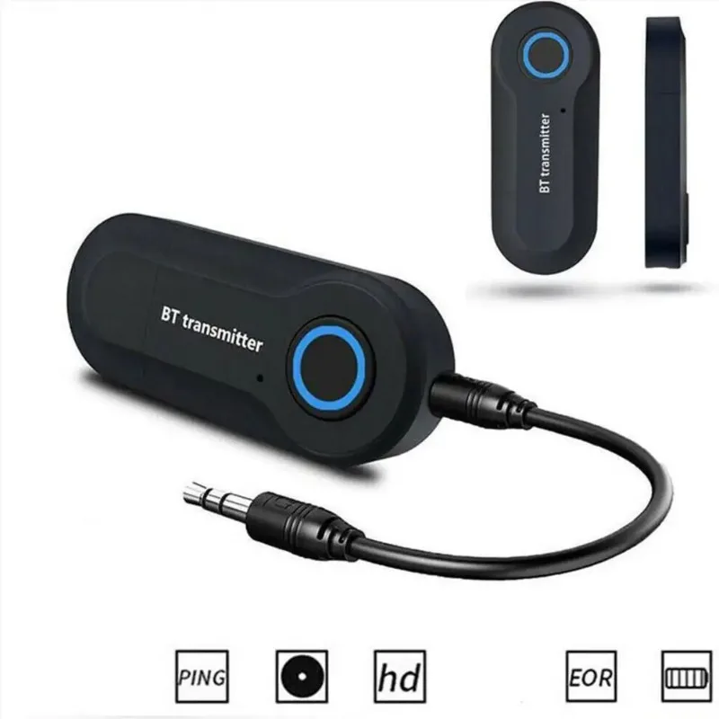 Universal Bluetooth Transmitter 3.5MM Jack Audio Adapter Wireless Bluetooth Stereo Audio Transmitter Adapter For PC TV Headphone view 3