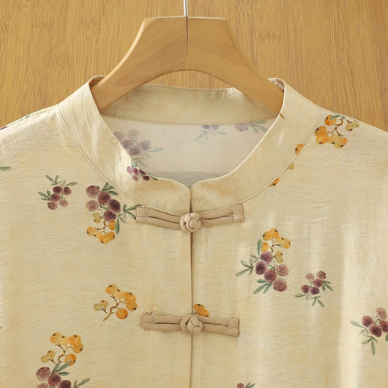 Casual Neue Chinesische Sle Baumwolle Leinen irt Mantel Offene Strickjacke Dünne Nationalen Sle Top frauen Lose Fit Atmungs Lange Sve