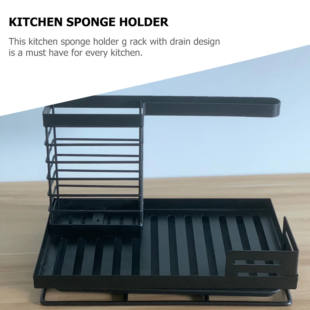 

Collapsible Kitchen Towel Holder Rack Drain Design Soap Dish Towel ganizer Cup ganizer for Sink Clean Dry Storage