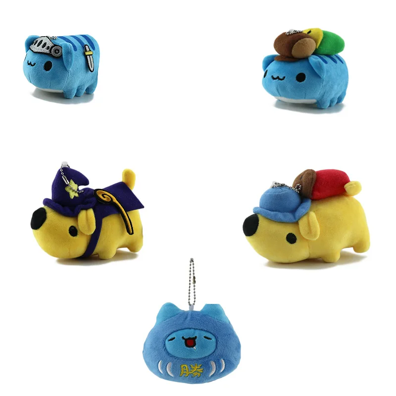 

A variety of new styles Bugcat Capoo Keychain Bag Pendant Blue Cat Toy Anime Plush Cute Cartoon Doll Kids Christmas Day Gift