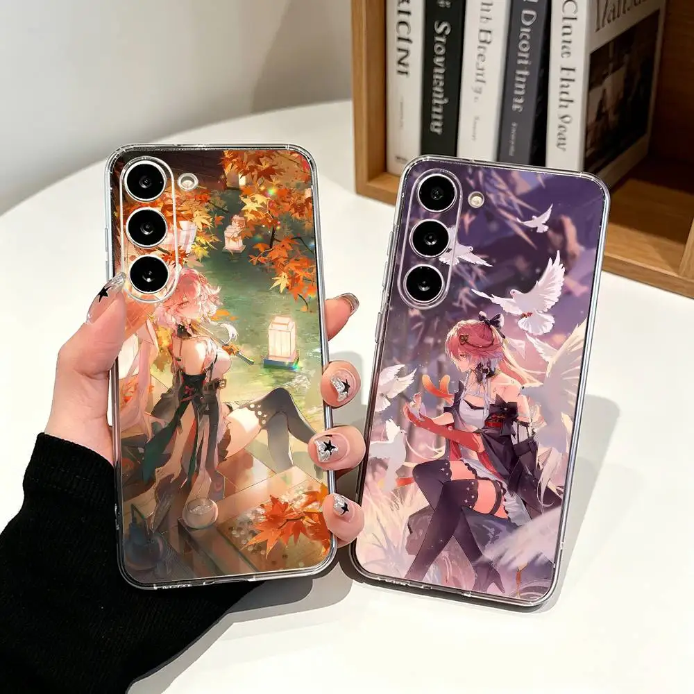 Game Wuthering Waves Changli  Phone Case For Samsung Galaxy A71,A70,A51,A40,A30,A52 Transparent Cover