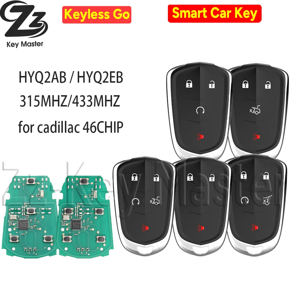 

Zz-KeyMaster Store для Cadillac 3/4/5bt ID46 315/433 МГц HYQ2AB/HYQ2EB Pn 13580811 для Cadillac XTS CTS CT6 ATS ESV Escalade