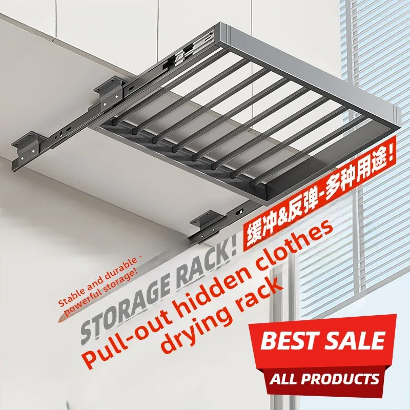 hidden-clothes-rack-washing-machine-pull-out-hanger-pants-rack-built-in-telescopic-storage-slide