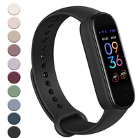 Strap For Amazfit Band 5 Mi Band 4 5 6 Bracelet Breathable Silicone Smartwatch Wristband watchband Xiao Mi Band 3 4 5 6 7 Strap