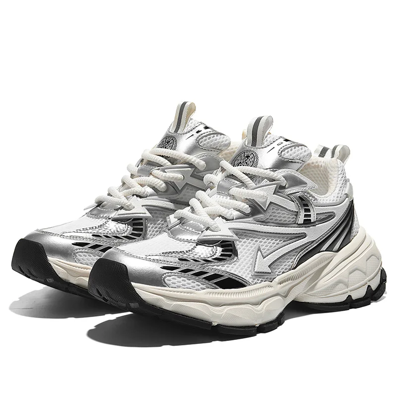 

Men's shoes 2025 new spring and autumn sports shoes, durable and lightweight running shoes, breathable for teenagers, middle sch