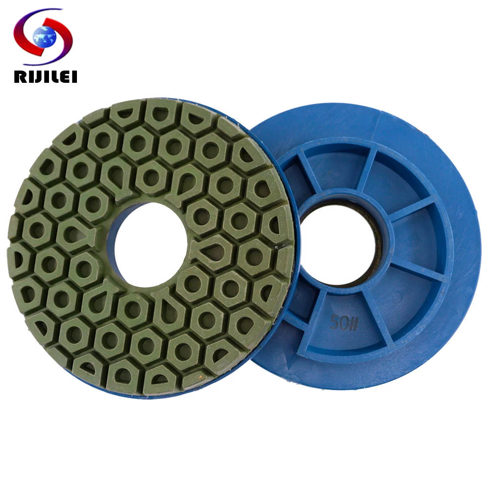 

5 Inch Edge Diamond Polishing Pad 125 mm Snail Lock Grinding Wheel For Granite Concrete Marble Automatic Machine