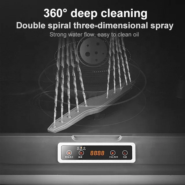 Countertop Mini Dish Washing Machine High temperature cleaning automatic drying household dishwasher