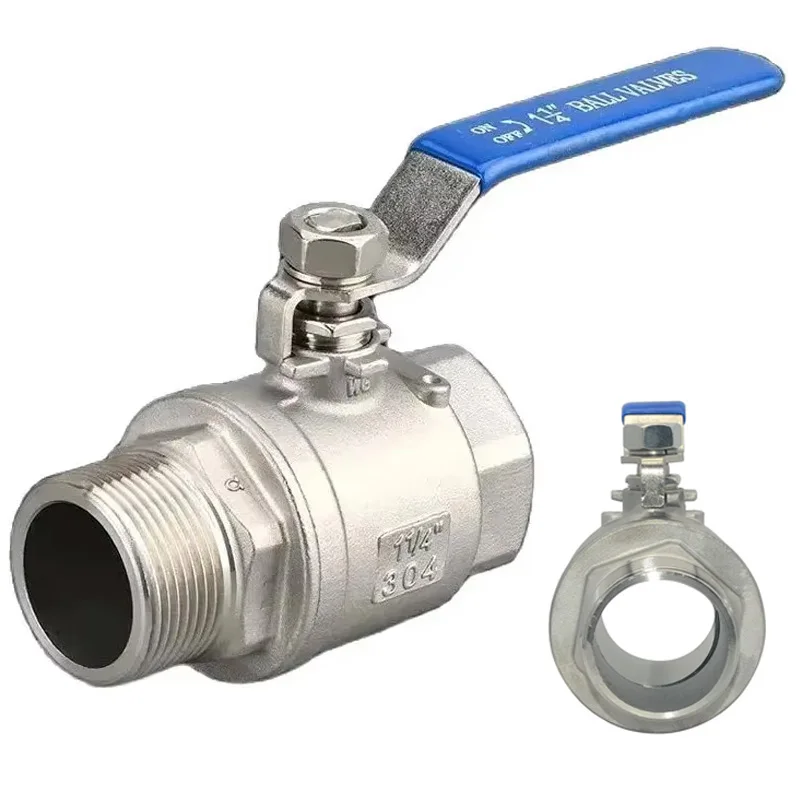 304 Stainless Steel 2P Ball Valve 1/2