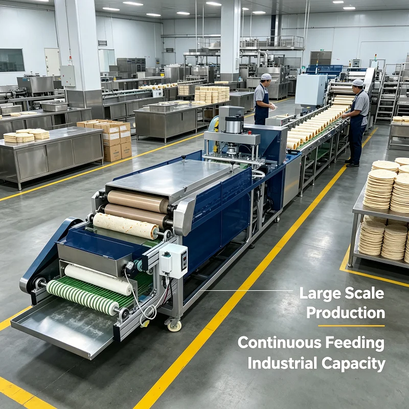 Commercial Tortilla Maker Automatic Roti Forming Machine Bakery Production Line for Snack Bar Shop Customized
