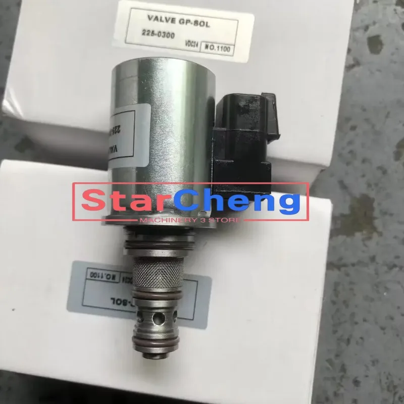 Higher Quality for 2250300 Solenoid Valve 24v 225-0300 Excavator 966H Accessories