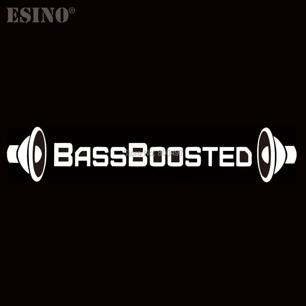 Bass Boosted Carving Vinyl Car Body Sticker
