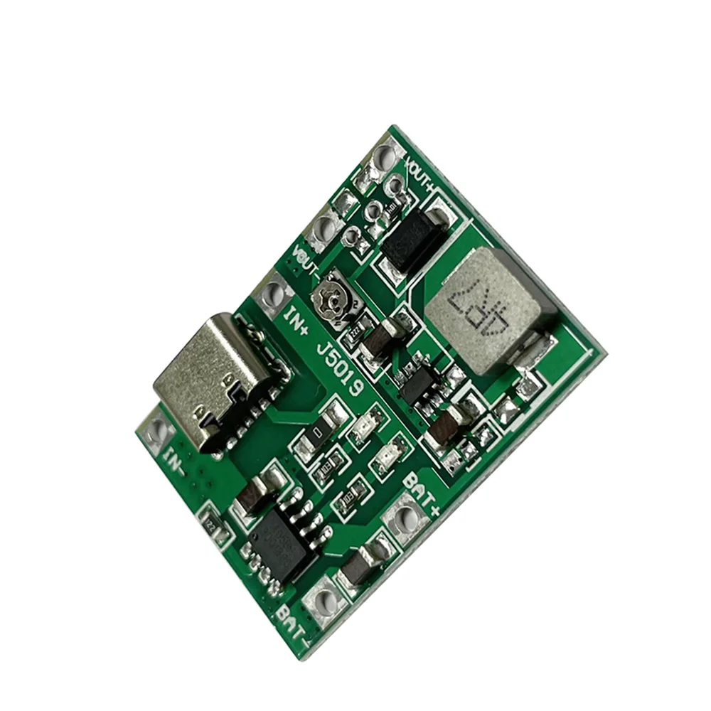 5PCS 3.7V to 9V 5V 2A  Lithium Battery Charging Module  Adjustable Step Up Boost Module Battery Discharge Integrated Module