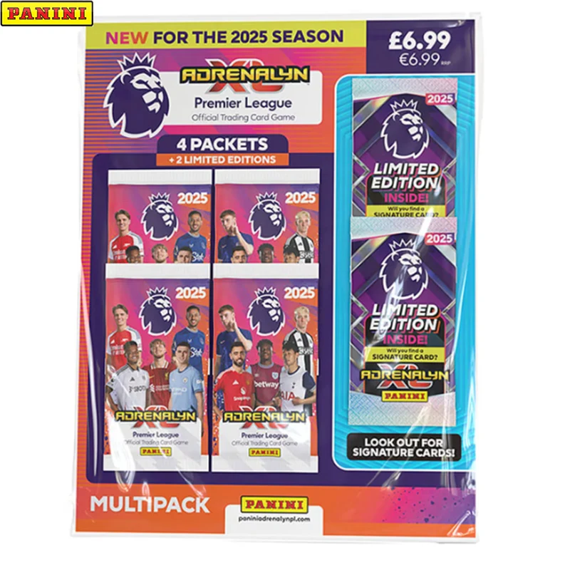 

Panini 2024-2025 Premier League Soccer Cards Adrenalyn Xl Multipack + Limited Edition Bukayo Saka Soccer Trading Cards Pack