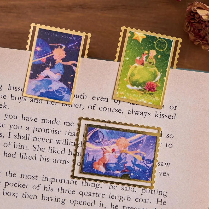 1pc Metal Bookmarks with Literary and Ins - style, High value Reading Page Clips, Ideal as Student Gifts