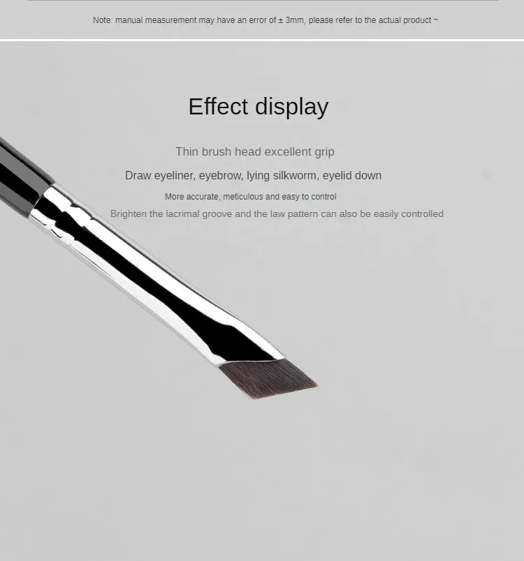 Upgrade Blade Eyeliner-Pinsel, ultradünn, feiner Winkel, flacher Augenbrauenpinsel, Liner Brow Place, Make-up-Pinsel, präziser Detailpinsel – Detail 3