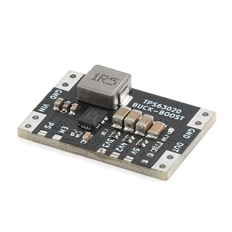 XL63020 TPS63020 Lithium Battery USB Automatic Boost Buck Step Up Down Module Microcontroller Power Low Ripple Easy Install 3.3V