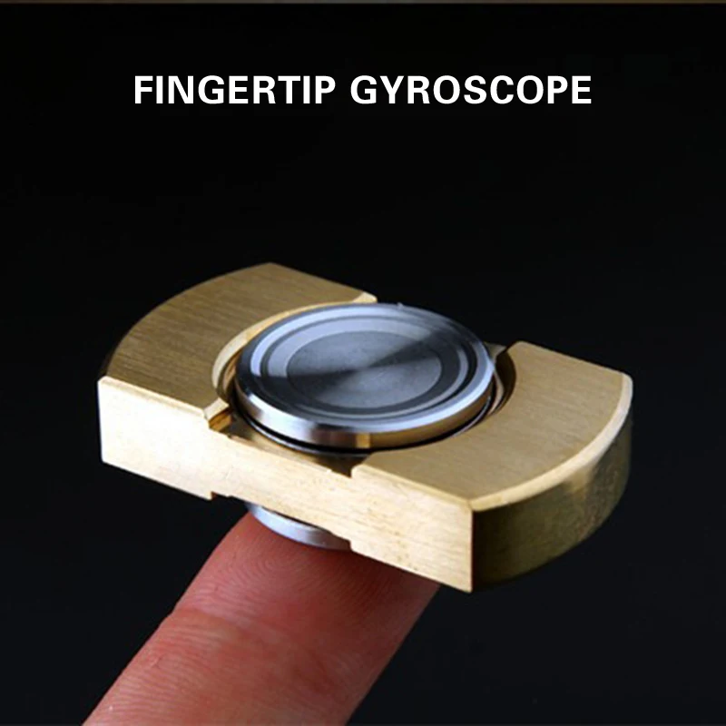 Yonikoko Small Magic Block Advanced Metal Fingertip Finger Gyro Adult Decompression Artifact EDC  Technology Toy Spinner