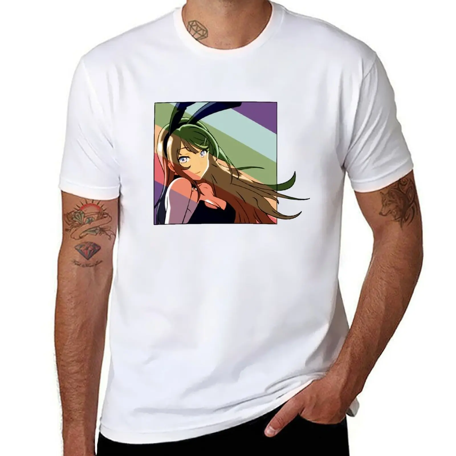 

Anime Retro Bunny Girl Costume T-Shirt man graphic t shirt man t shirts for men T-Shirt