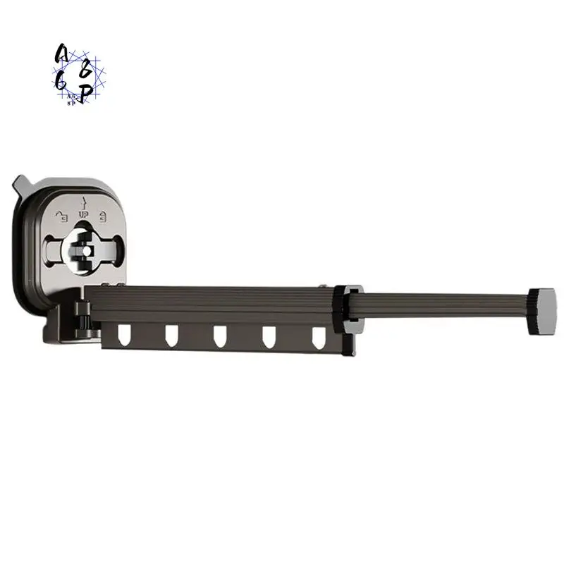 A68P-Suction Cup Shower Curtain Rod Foldable Adhesive Free Drilling Poles Waterproof Partition For Bathroom Dry And Wet