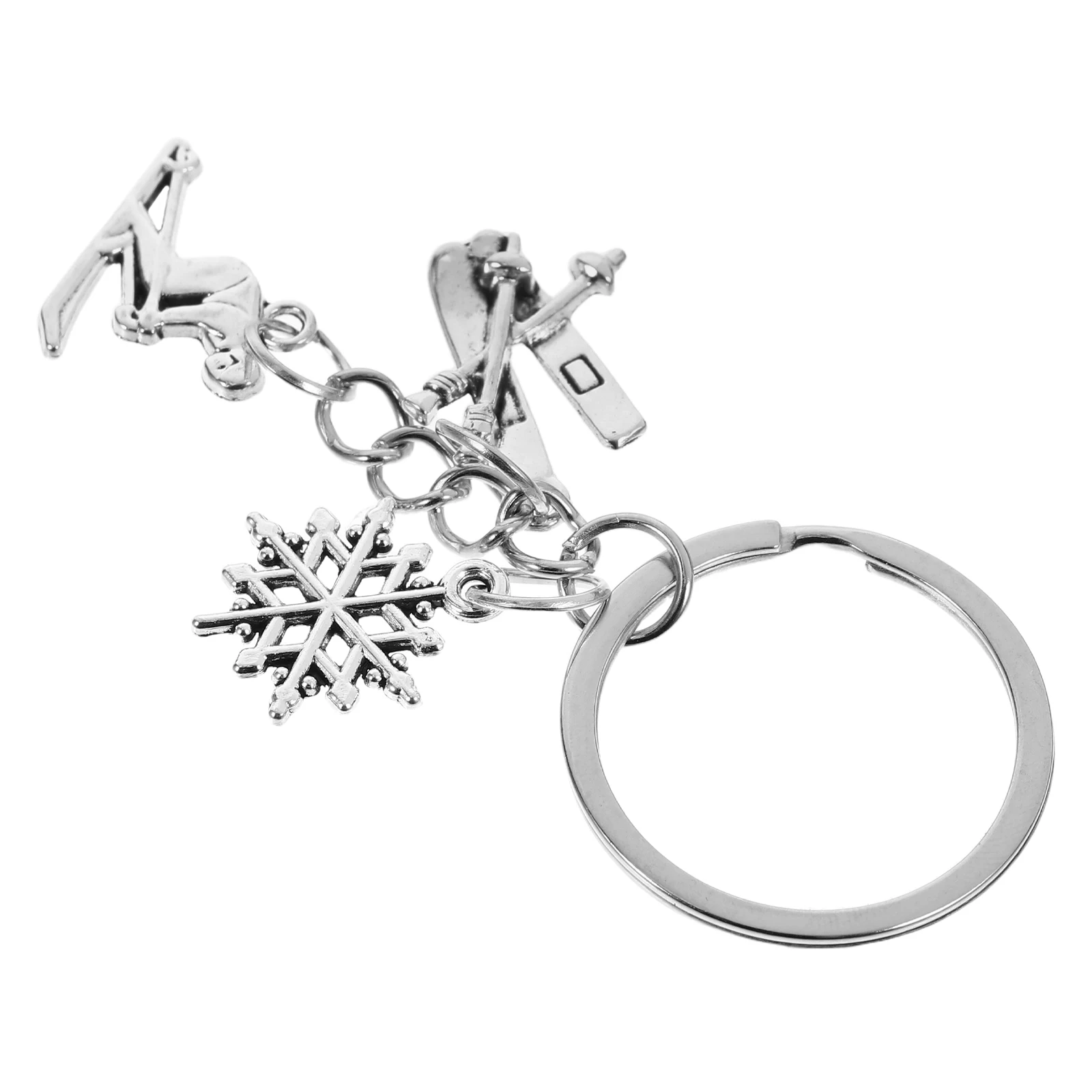 

Ski Keychain Snowflake Charm Ice Skate Roller Skateboard Snowboard Enthusiast Dancing Party Favors Accessories Girl Sports