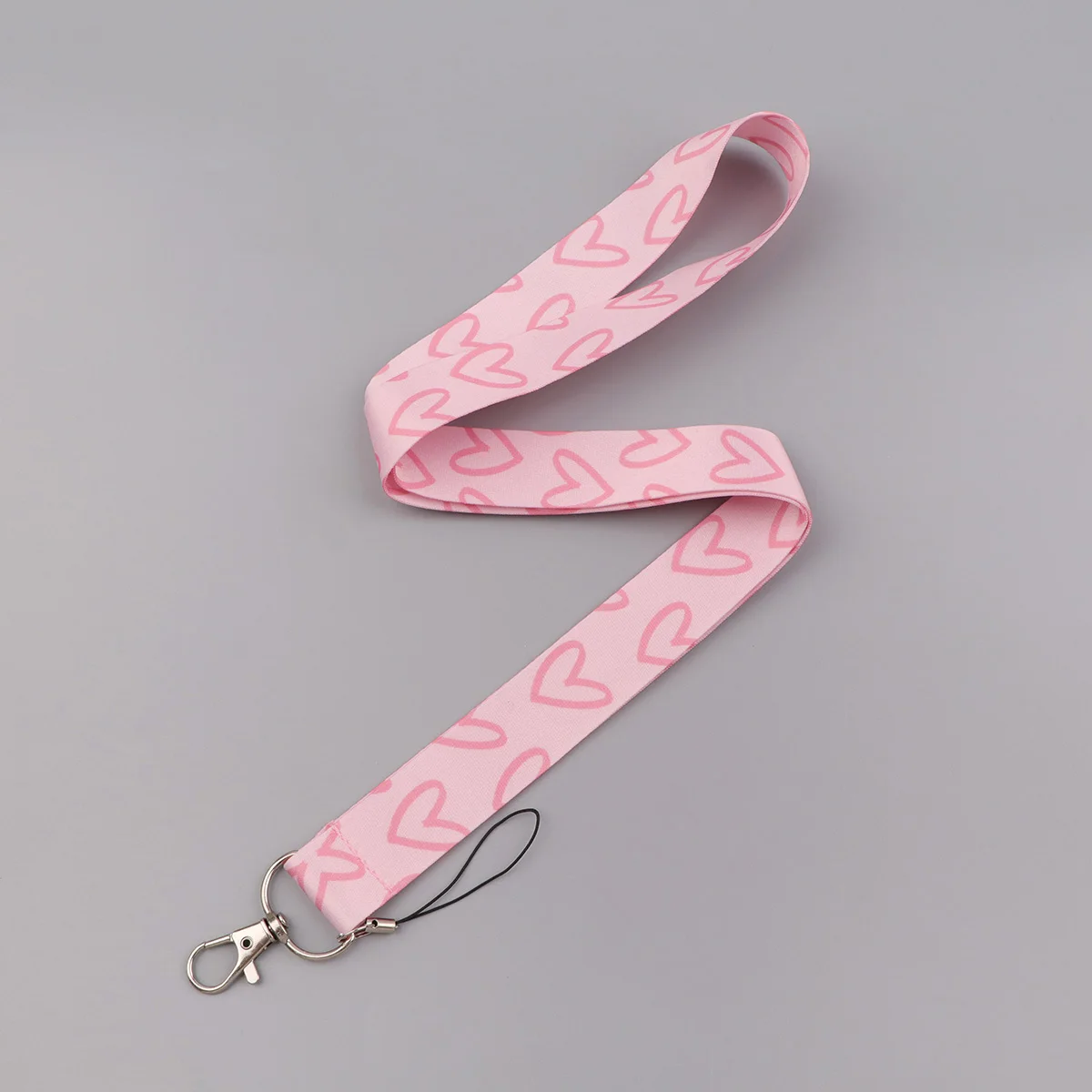 Kolorowe smycze do identyfikatorów w kształcie serca, minimalistyczne etui na karty dostępu, zawieszka na szyję, brelok do kluczy, prezent na wizytówki.