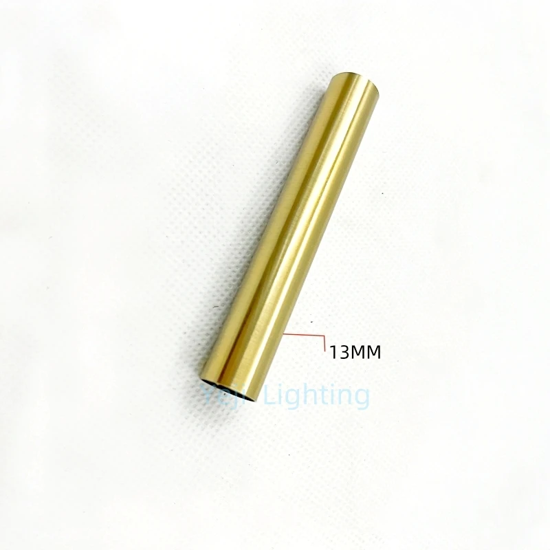 M25 Dekoration Gehäuse Rohr M19 Verbindung Gerade Rohr M16 Wand Lampe Rohr für Led Kristall Kronleuchter 13mm Anhänger licht Rohr